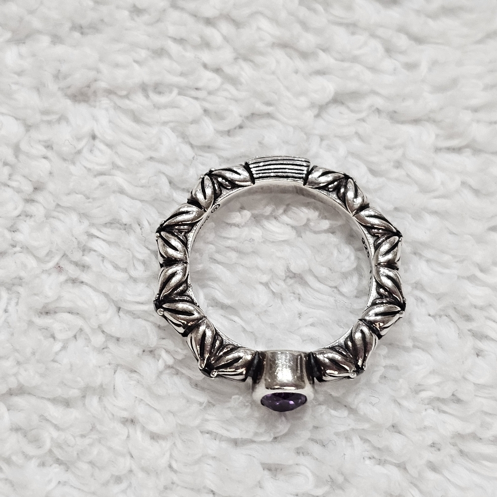 Dweck Diamonds Amethyst and Diamond Florette Ring - Picture 9 of 14